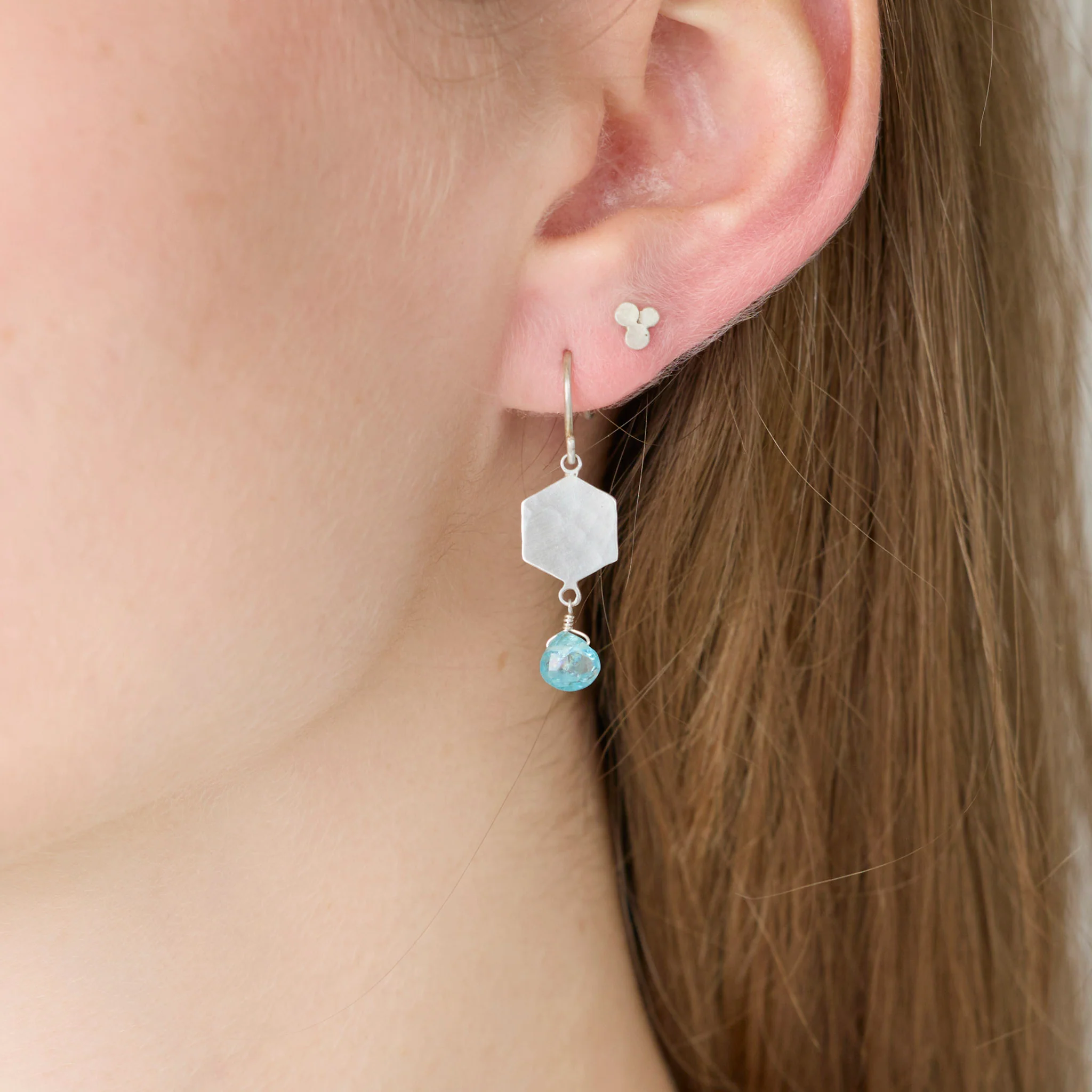 Apatite Drop Earrings - Image 2