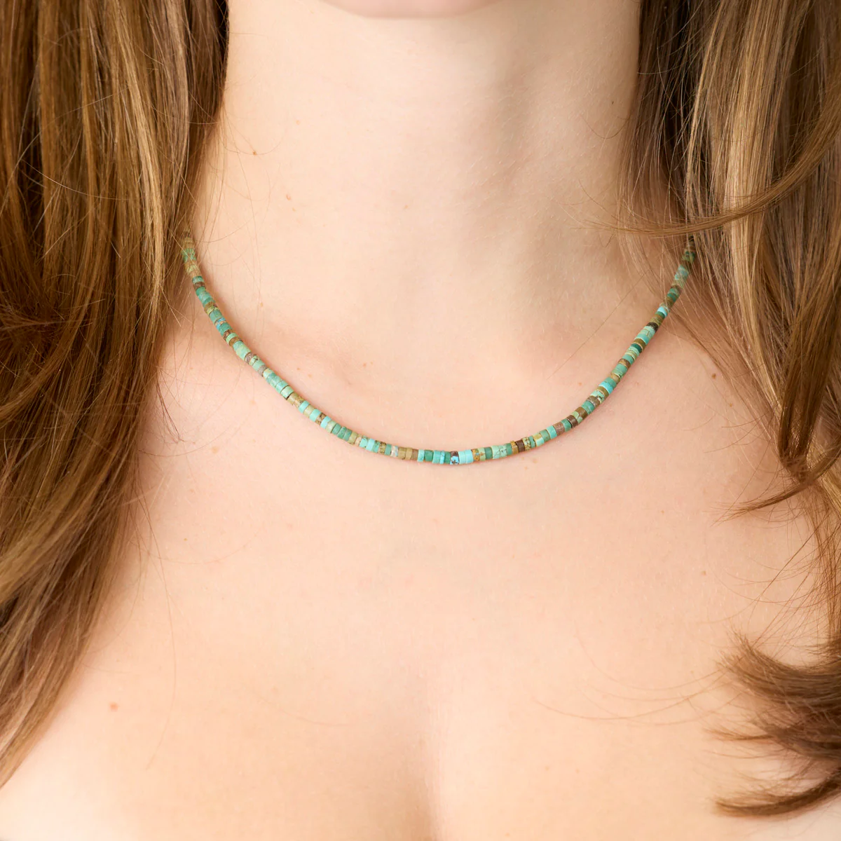 Beaded Turquoise Necklace - Image 2