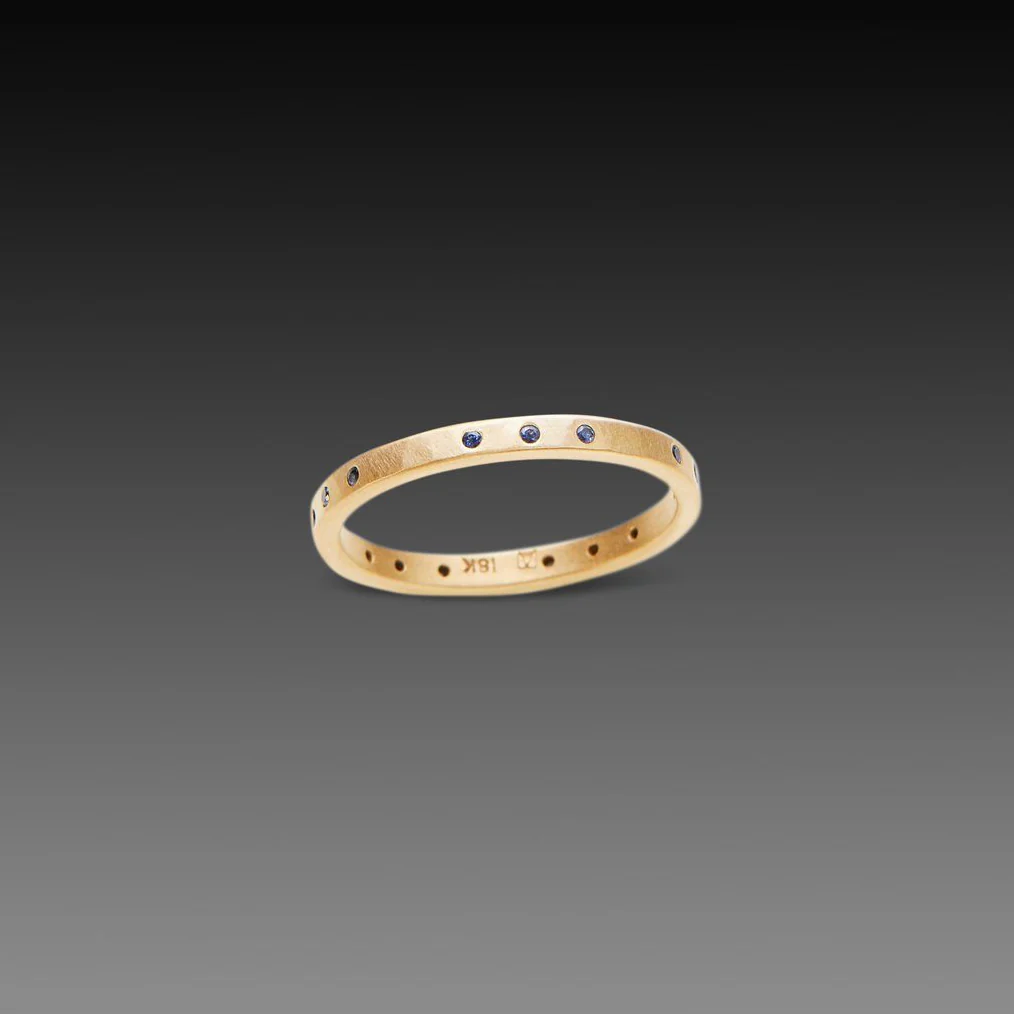 Blue Sapphire Trio Repeat Band