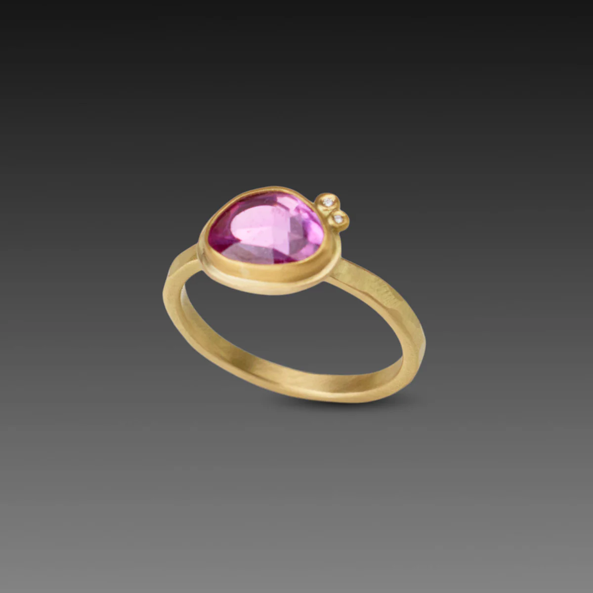 Bright Pink Sapphire Ring - Image 3