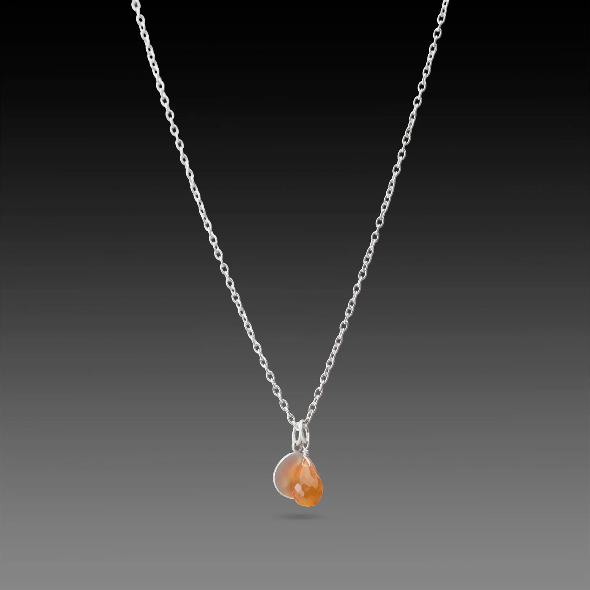 Carnelian Charm Necklace
