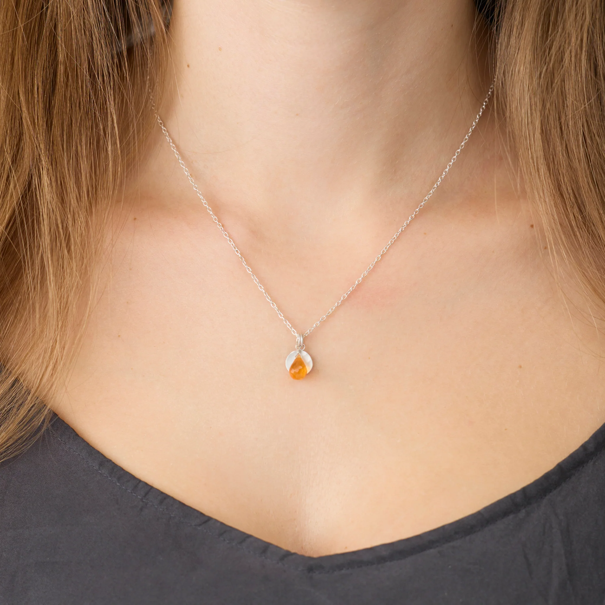 Carnelian Charm Necklace - Image 2
