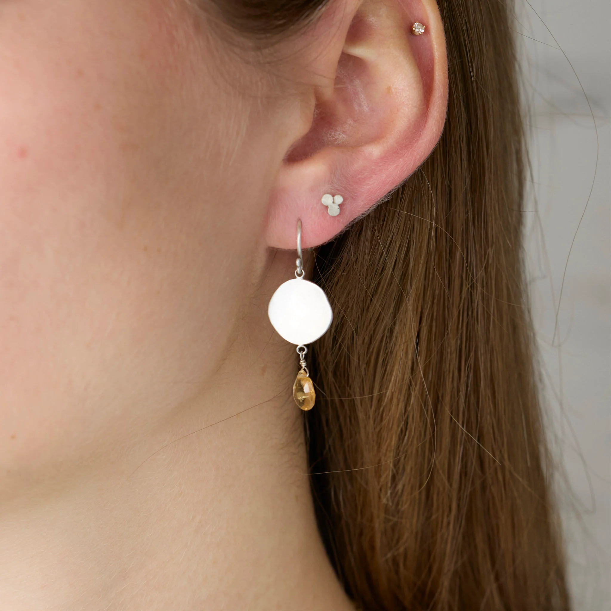 Citrine Drop Earrings - Image 2