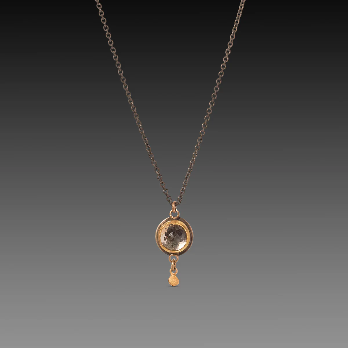 Clear Topaz Necklace