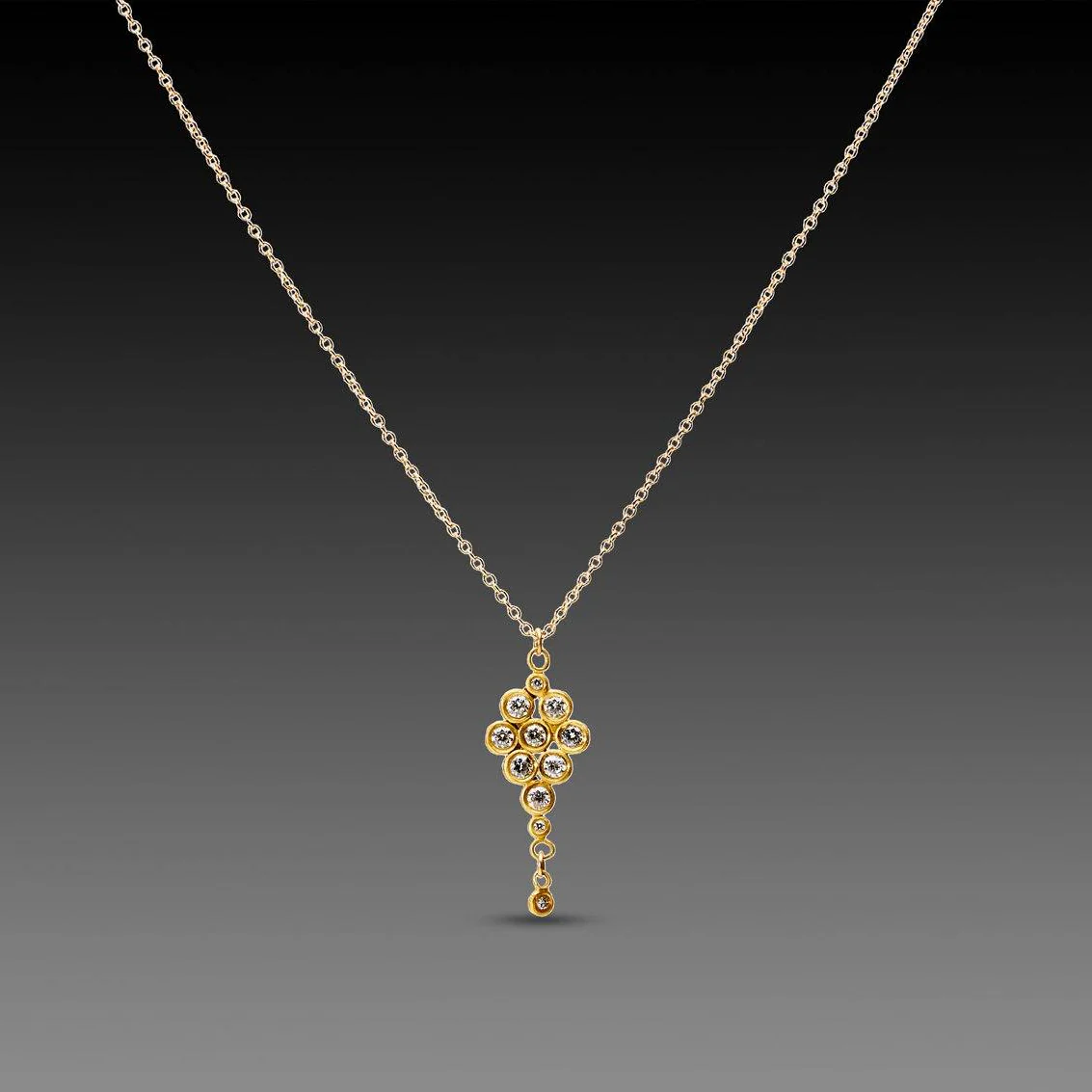 Diamond Cluster Necklace