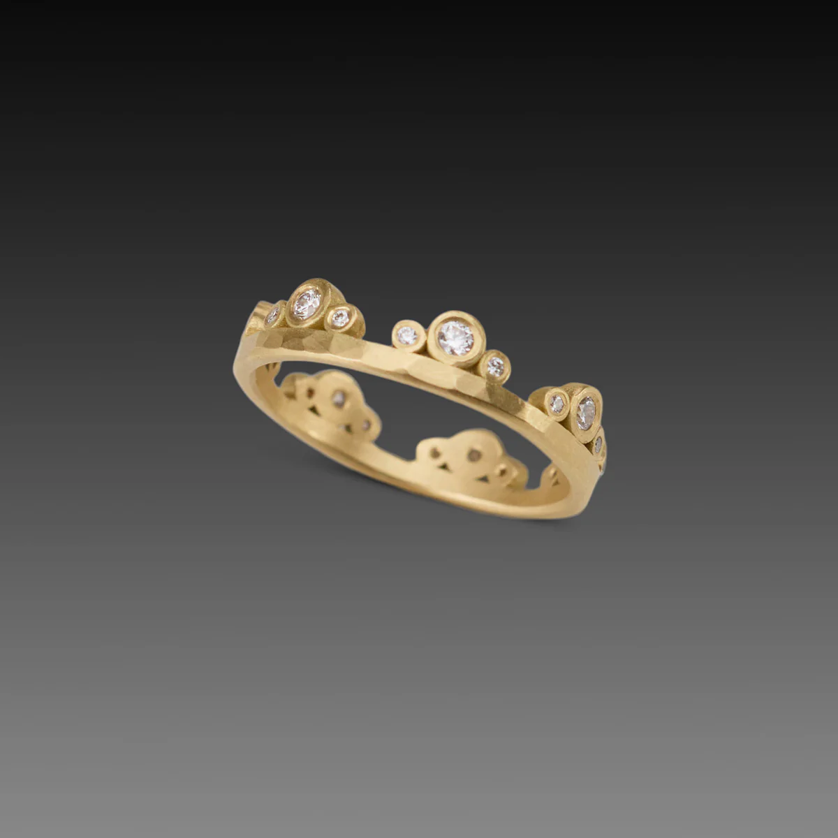 Medium Diamond Side Trios Band - Image 3