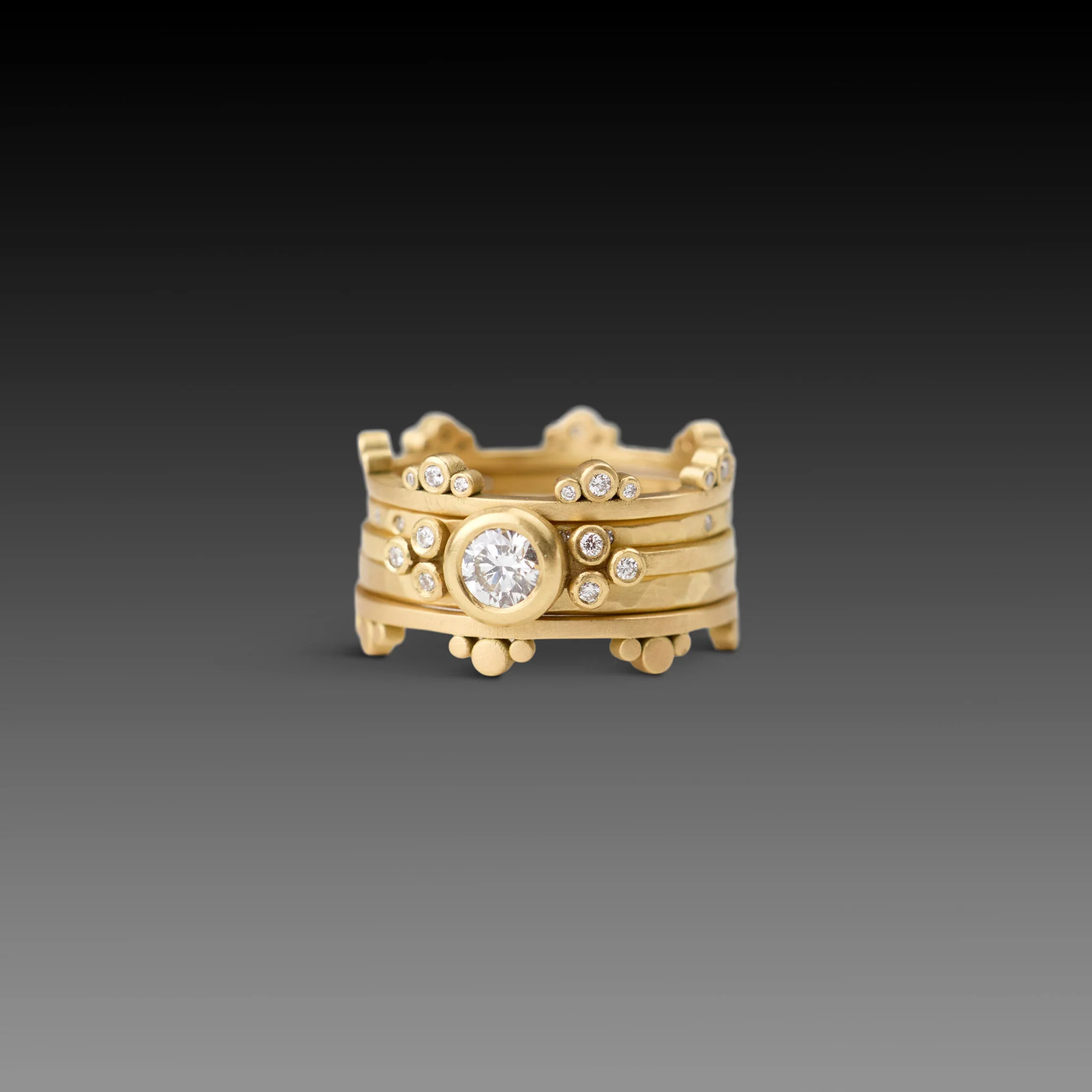 Elegant Diamond Stack