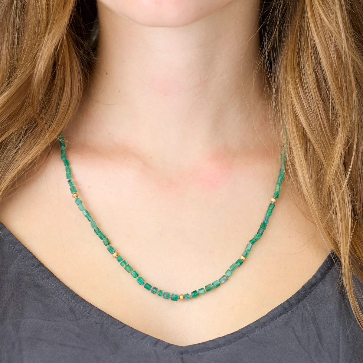 Emerald Crystals Necklace - Image 2