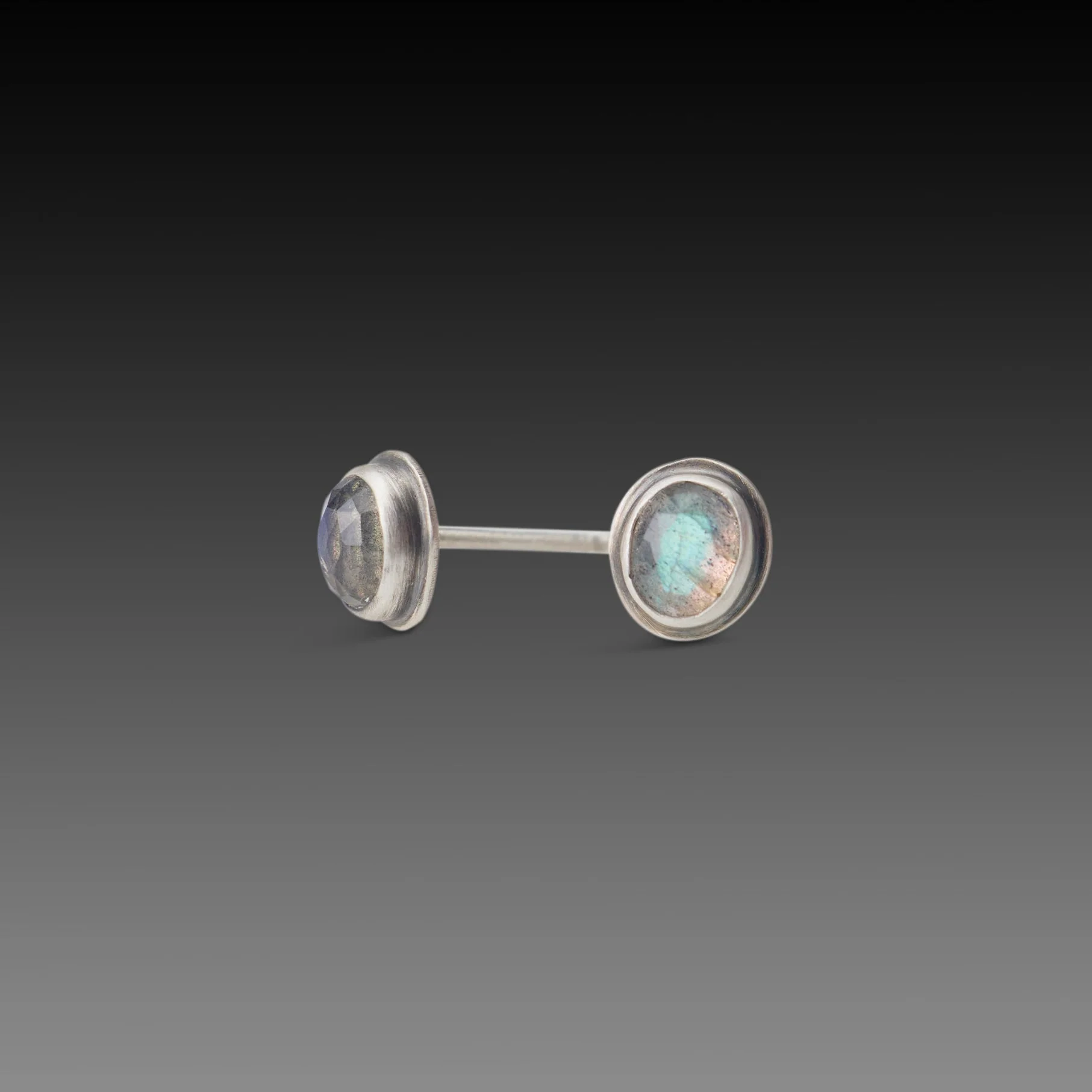Labradorite Stud Earrings - Image 3