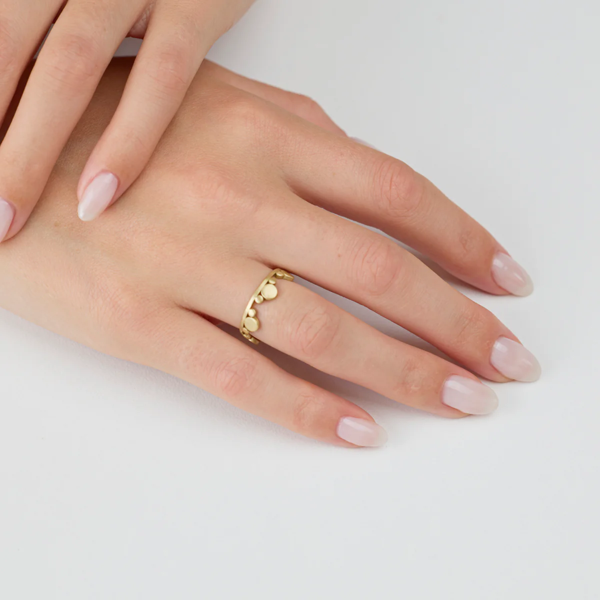 Large Gold Side Trios Band - Image 2