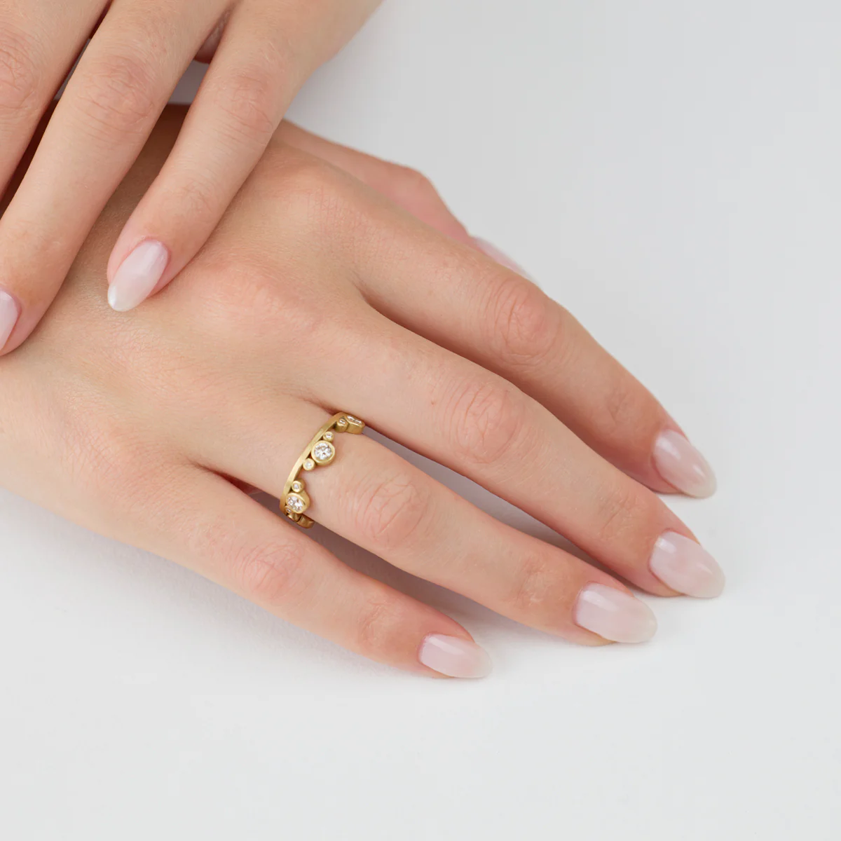Large Diamond Side Trios Band - Image 2