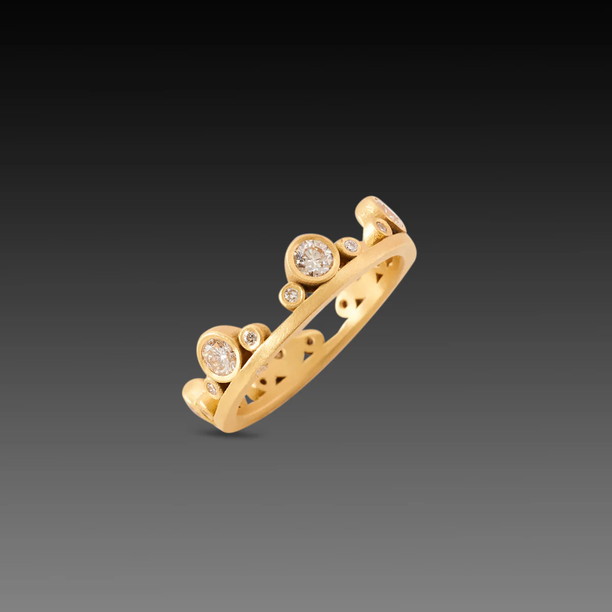 Large Diamond Side Trios Band - Image 3