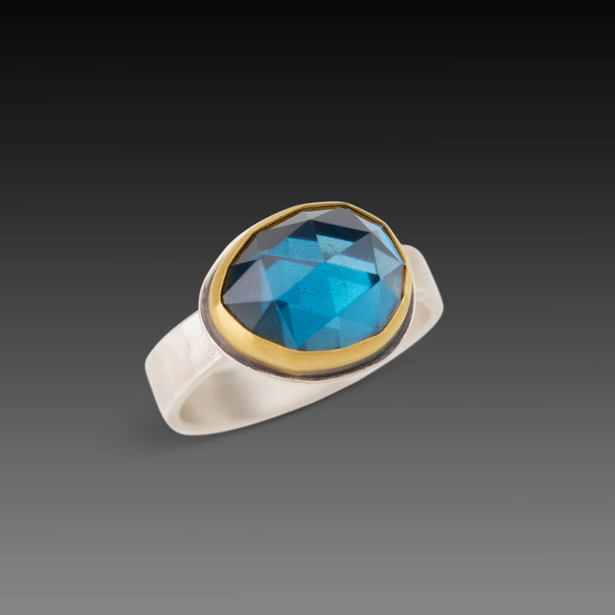 London Blue Topaz Ring - Image 3