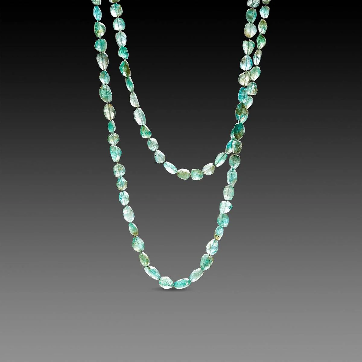 Long Apatite Necklace
