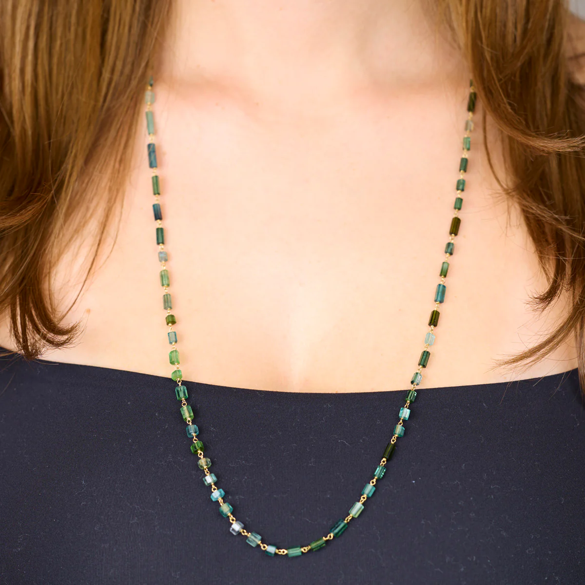 Long Tourmaline Necklace - Image 2