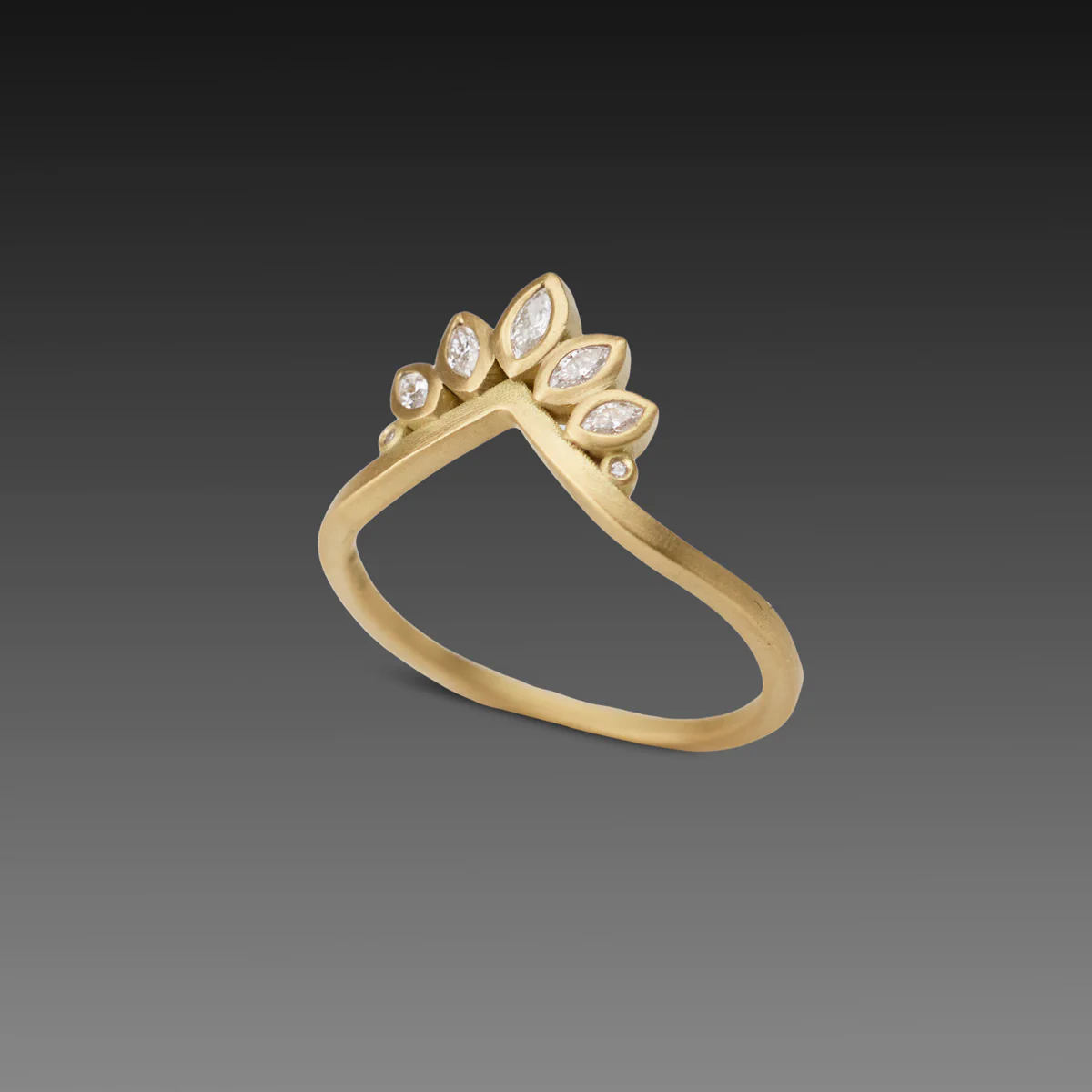 Lotus Peak Diamond Band - Image 3