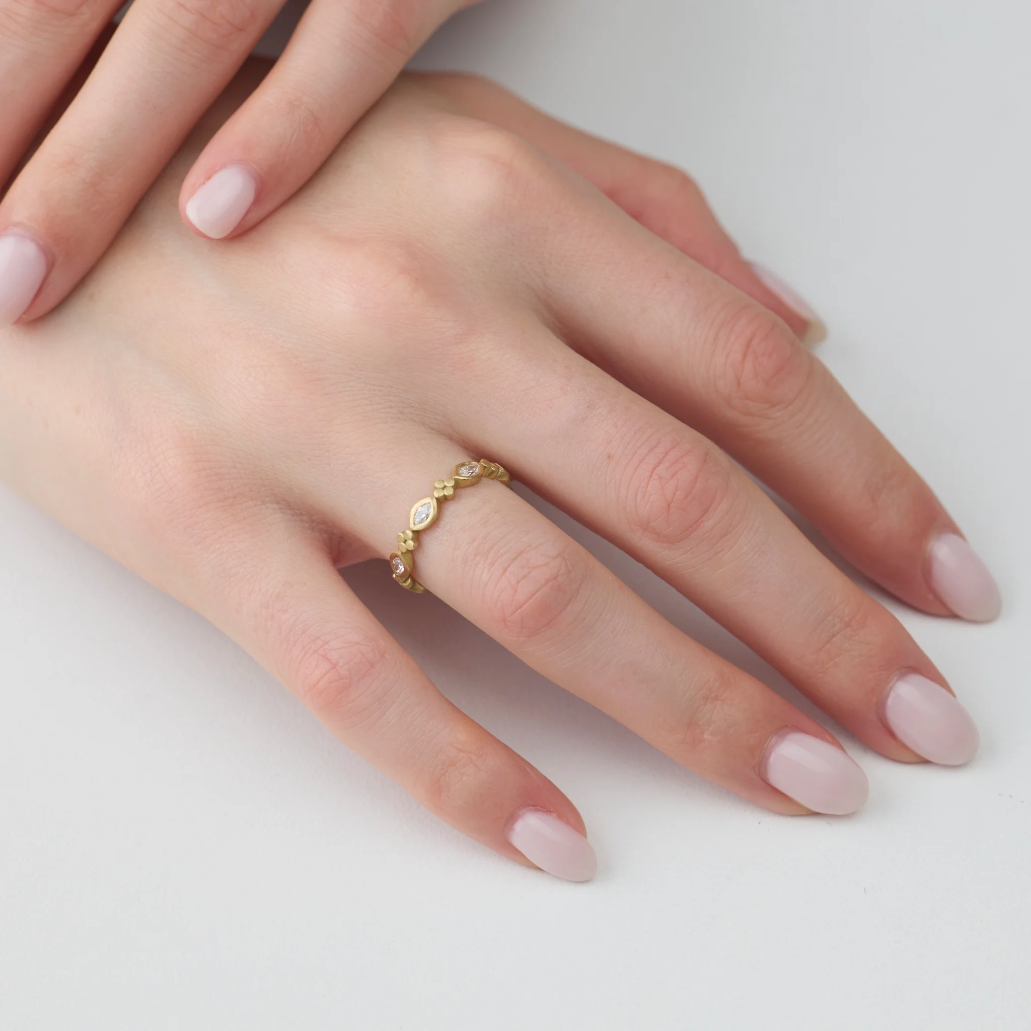 Marquis Diamond Eternity Band - Image 2