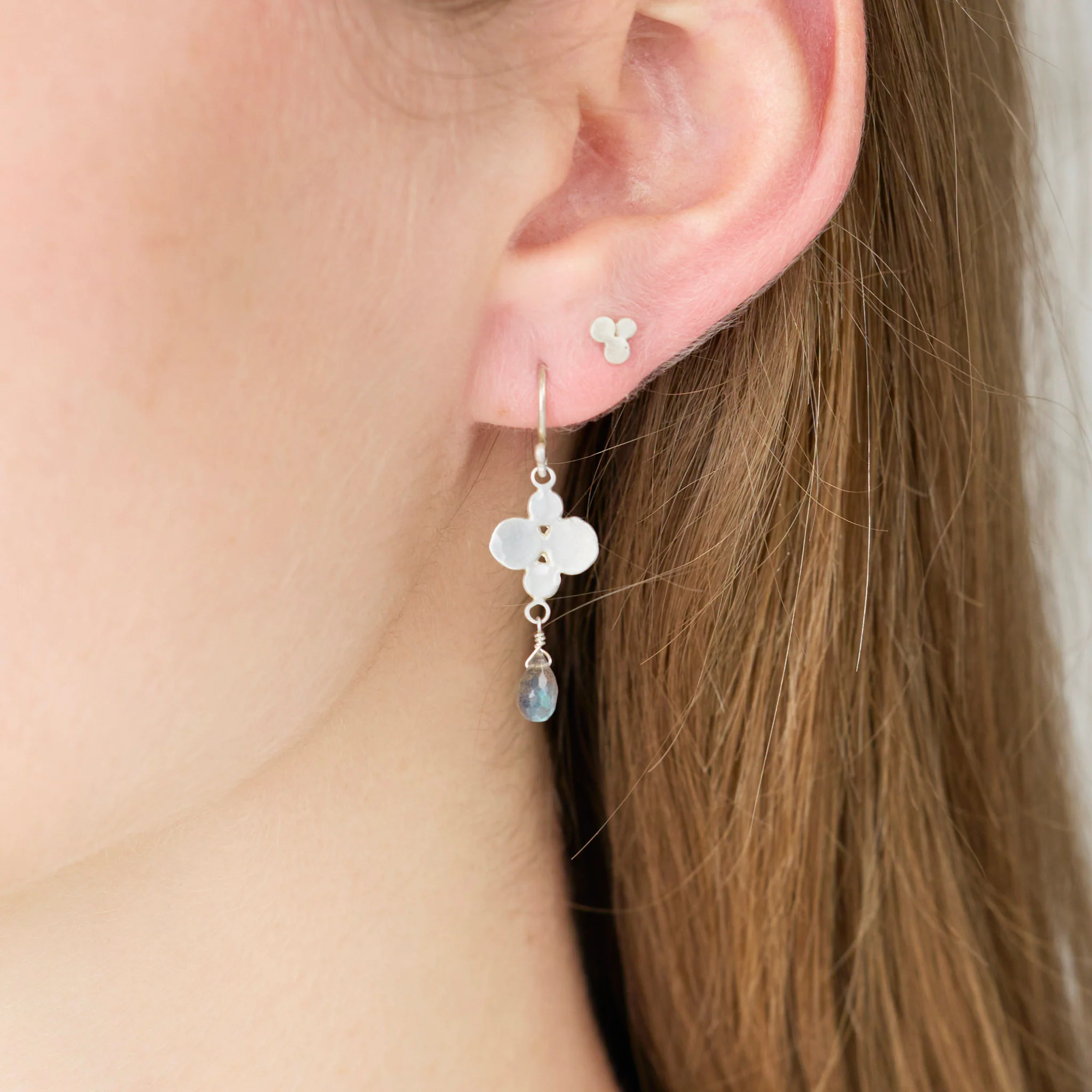 Labradorite Drop Earrings - Image 2