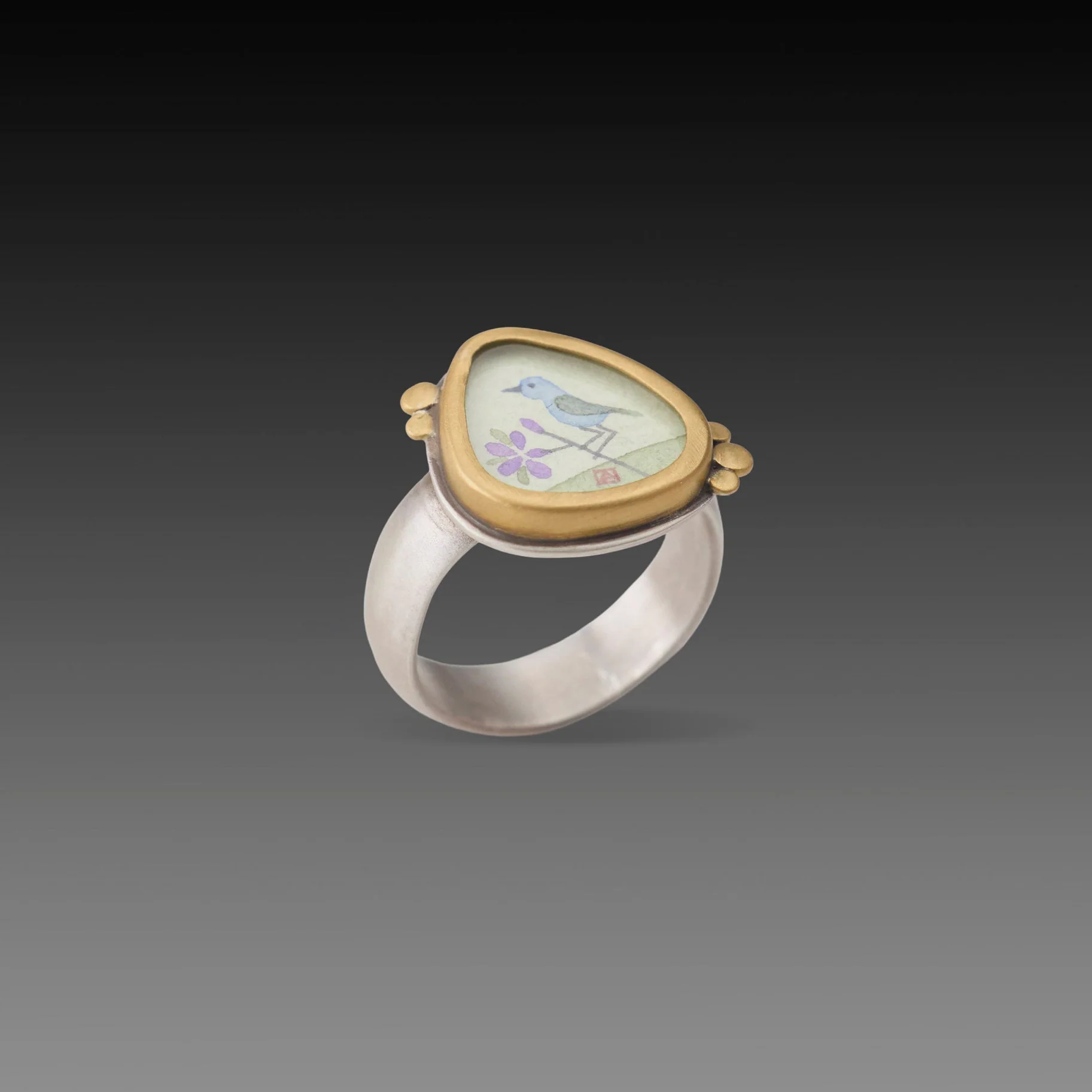 Organic Bluebird Ring - Image 3