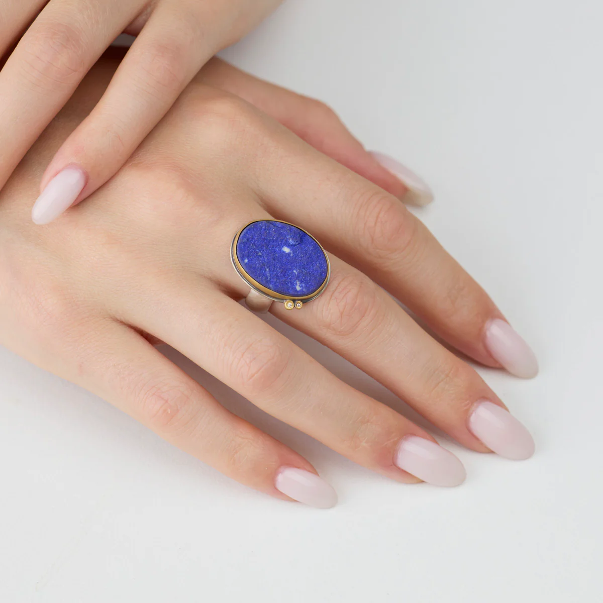 Organic Lapis Surface Ring - Image 2