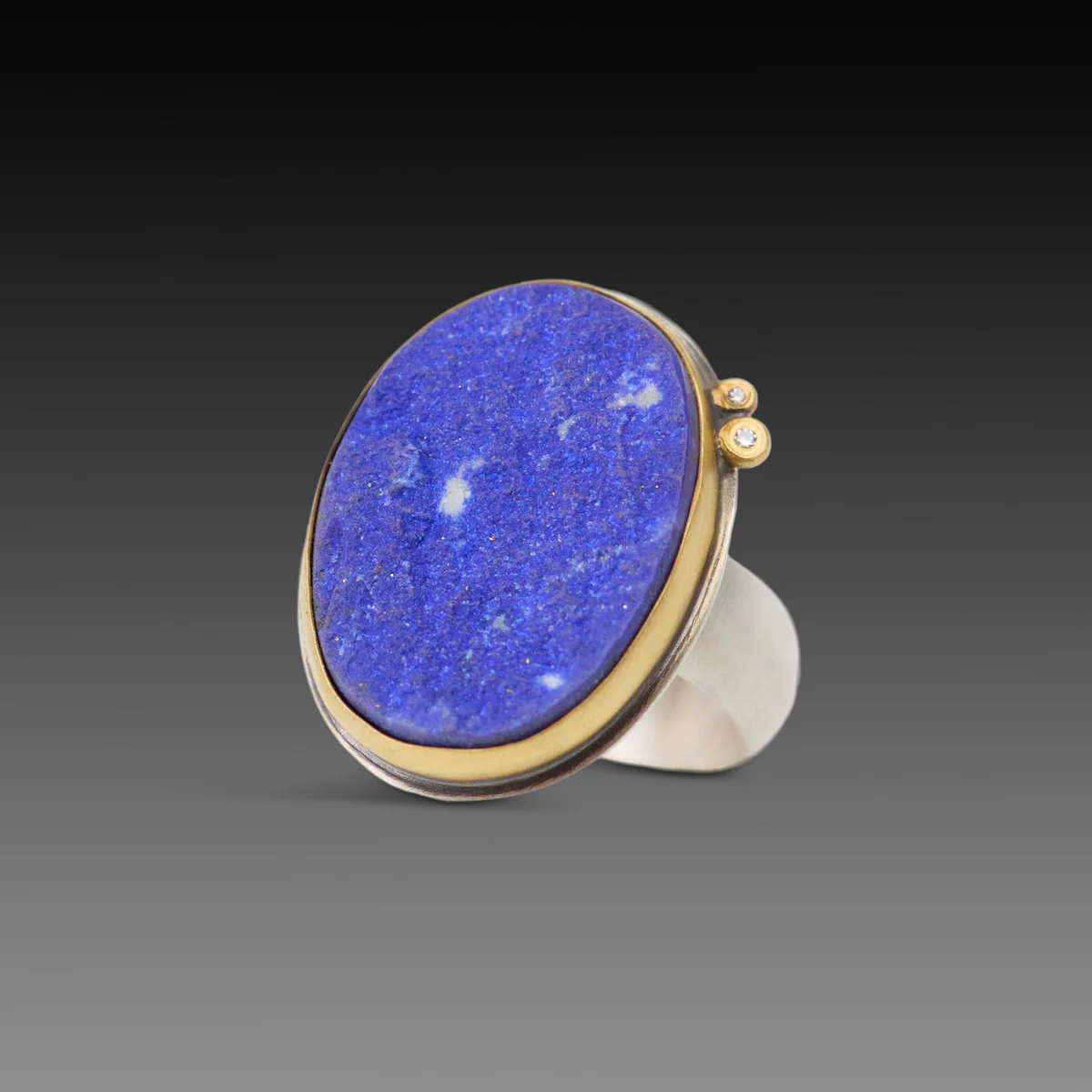 Organic Lapis Surface Ring - Image 3