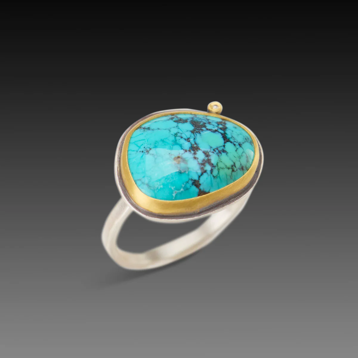 Organic Turquoise Ring - Image 3