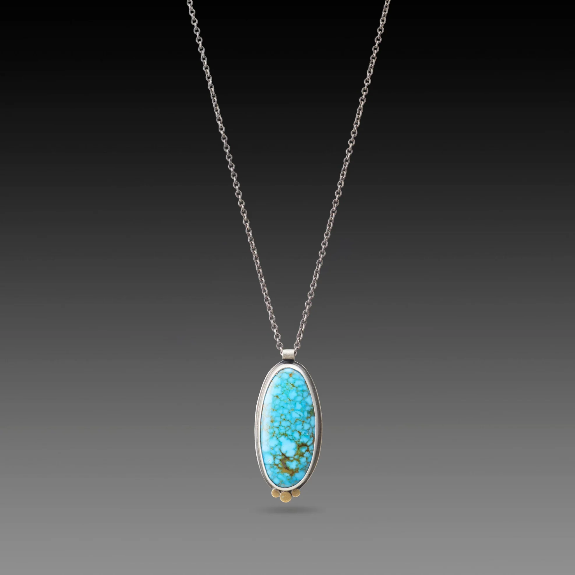 Oval Turquoise Necklace
