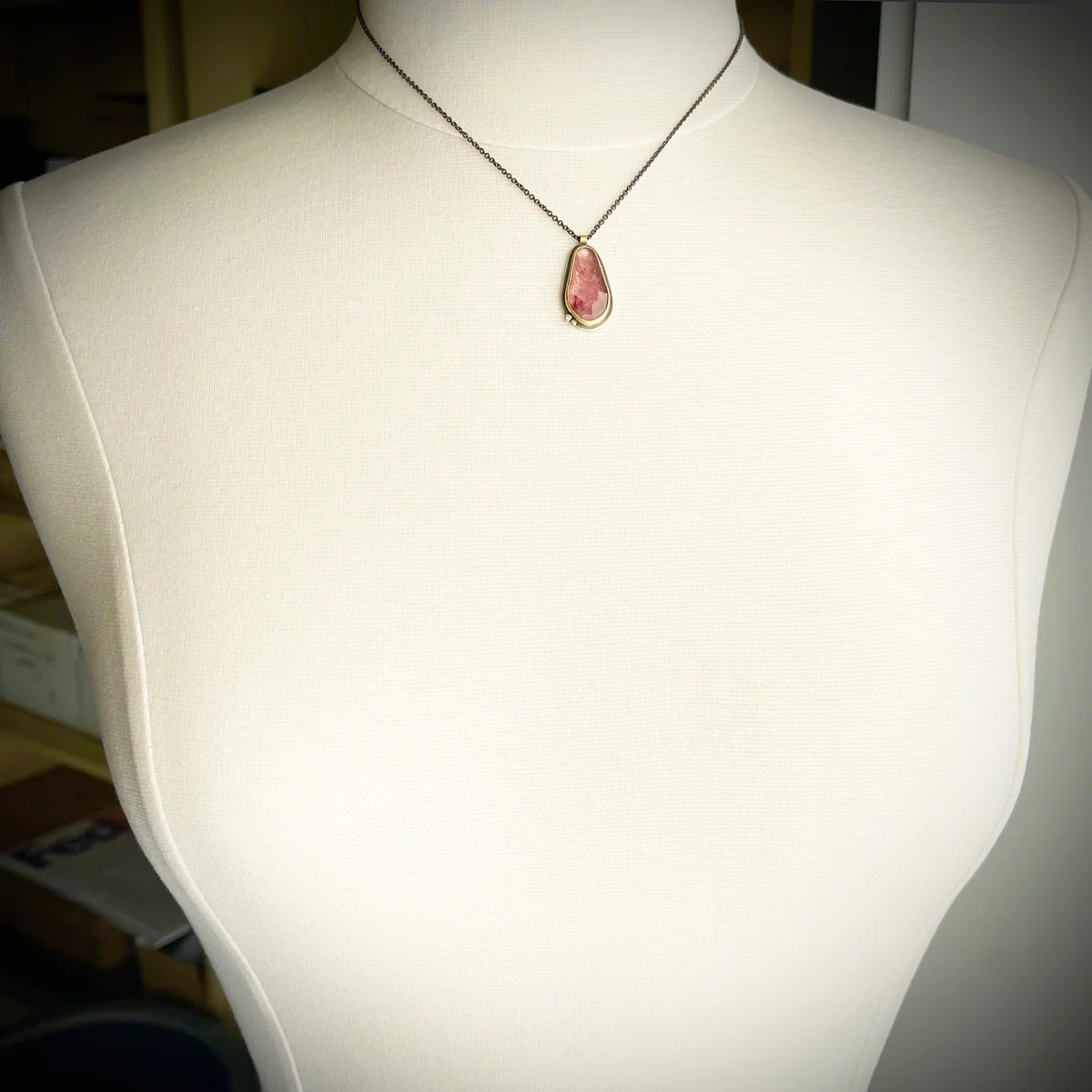 Pink Tourmaline Necklace - Image 3