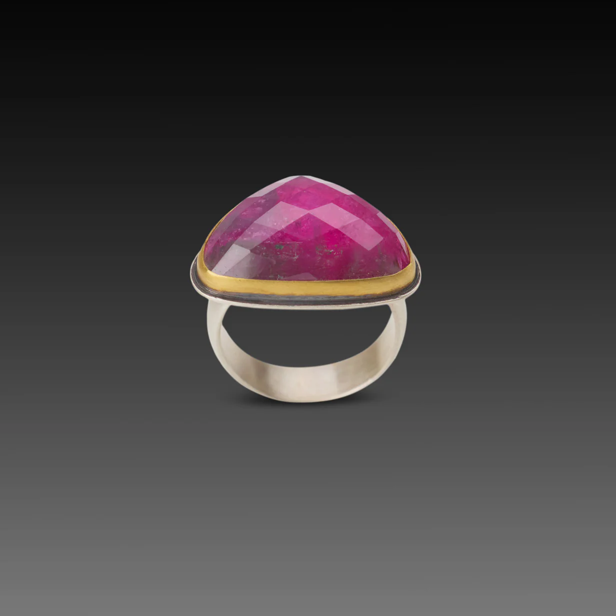 Pink Tourmaline Statement Ring - Image 4
