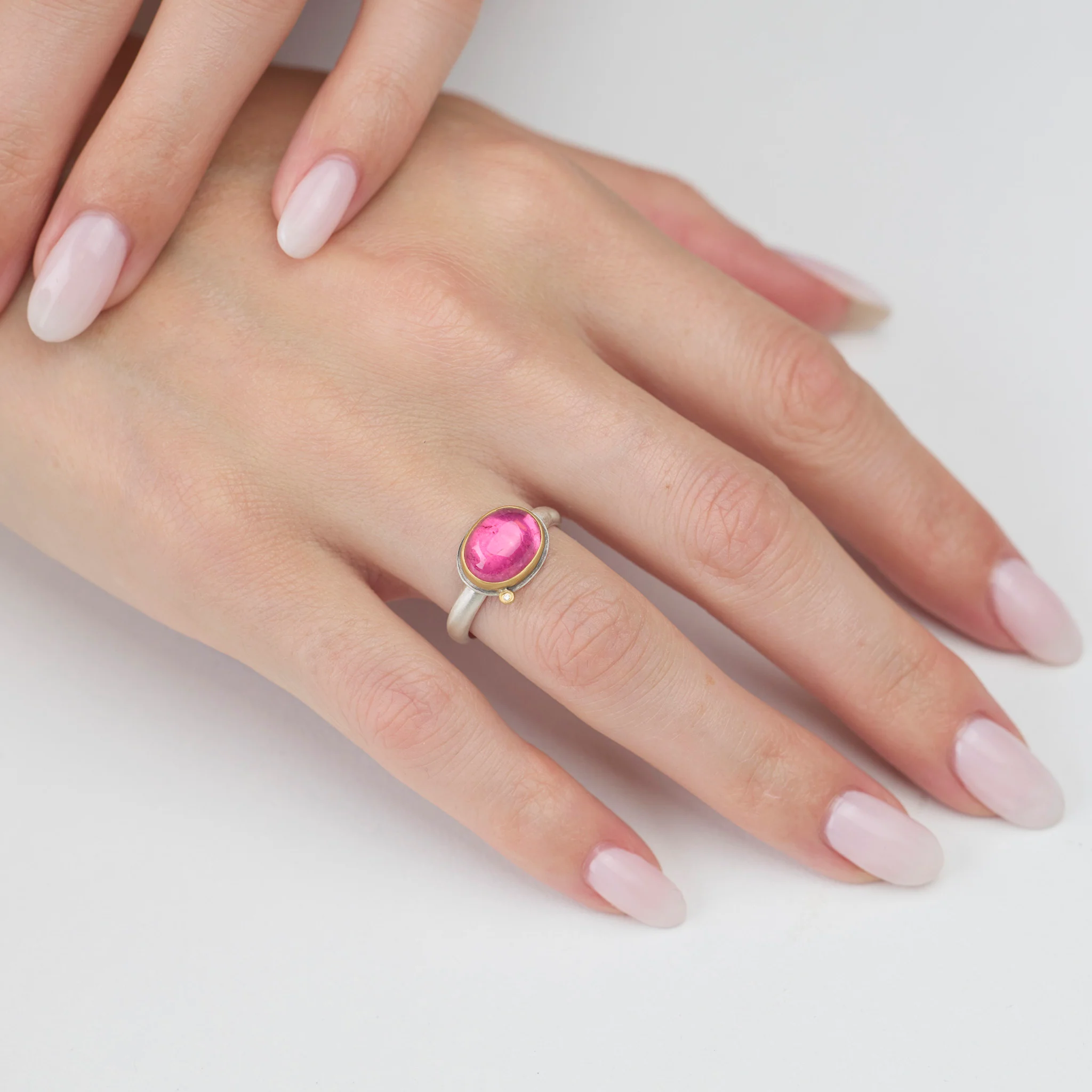 Pink Tourmaline Ring - Image 2