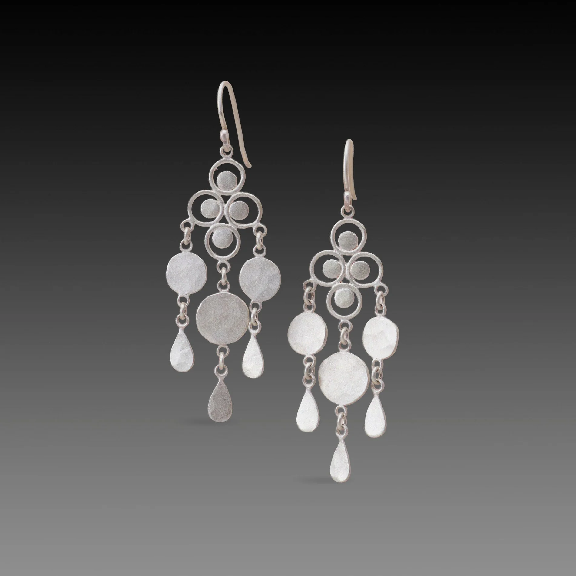 Sterling Silver Chandelier Earrings