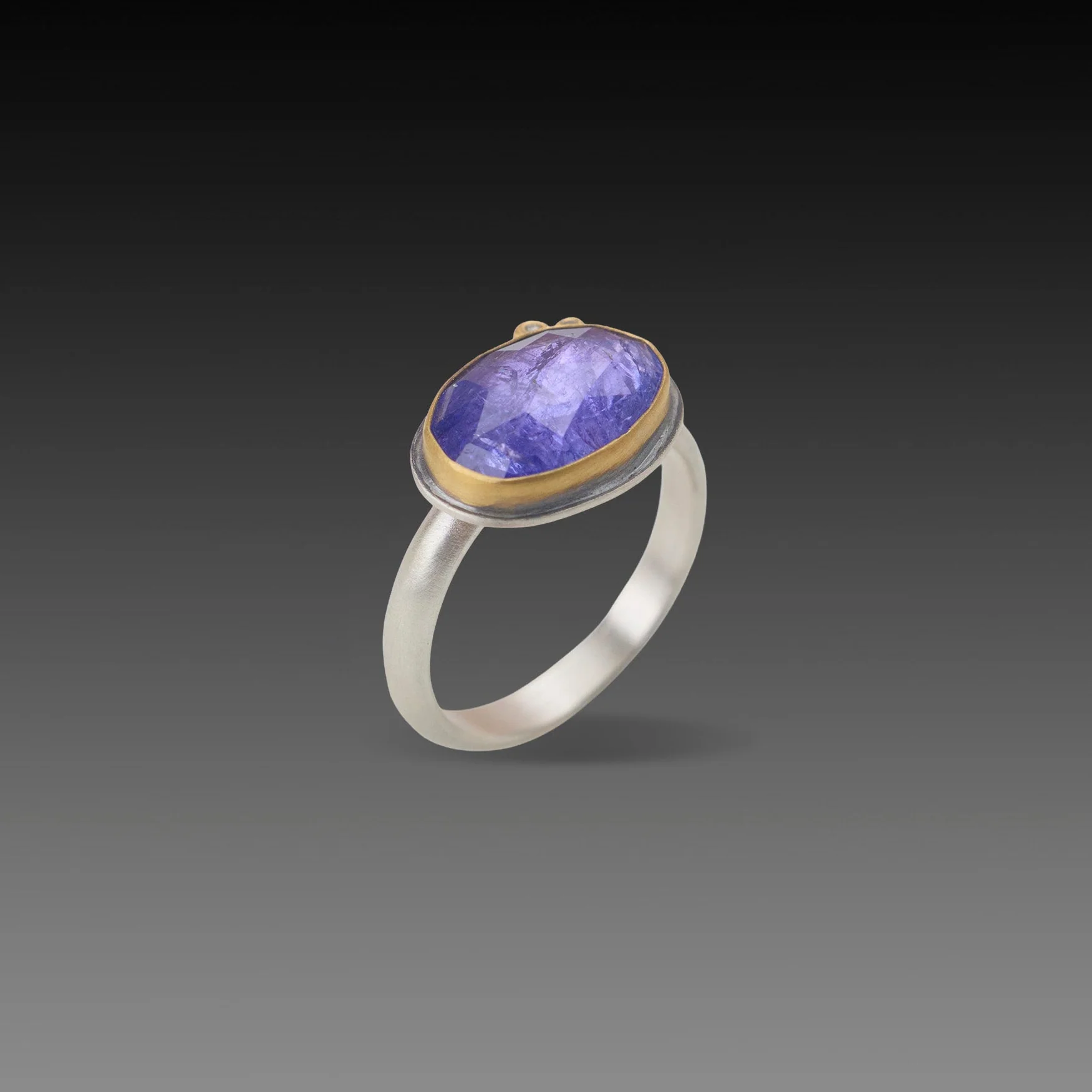 Tanzanite Ring with Diamonds - Image 3