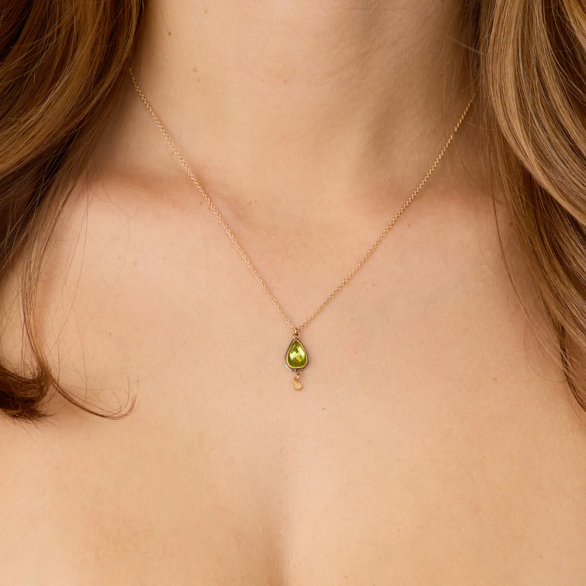 Sparkly Peridot Necklace - Image 2