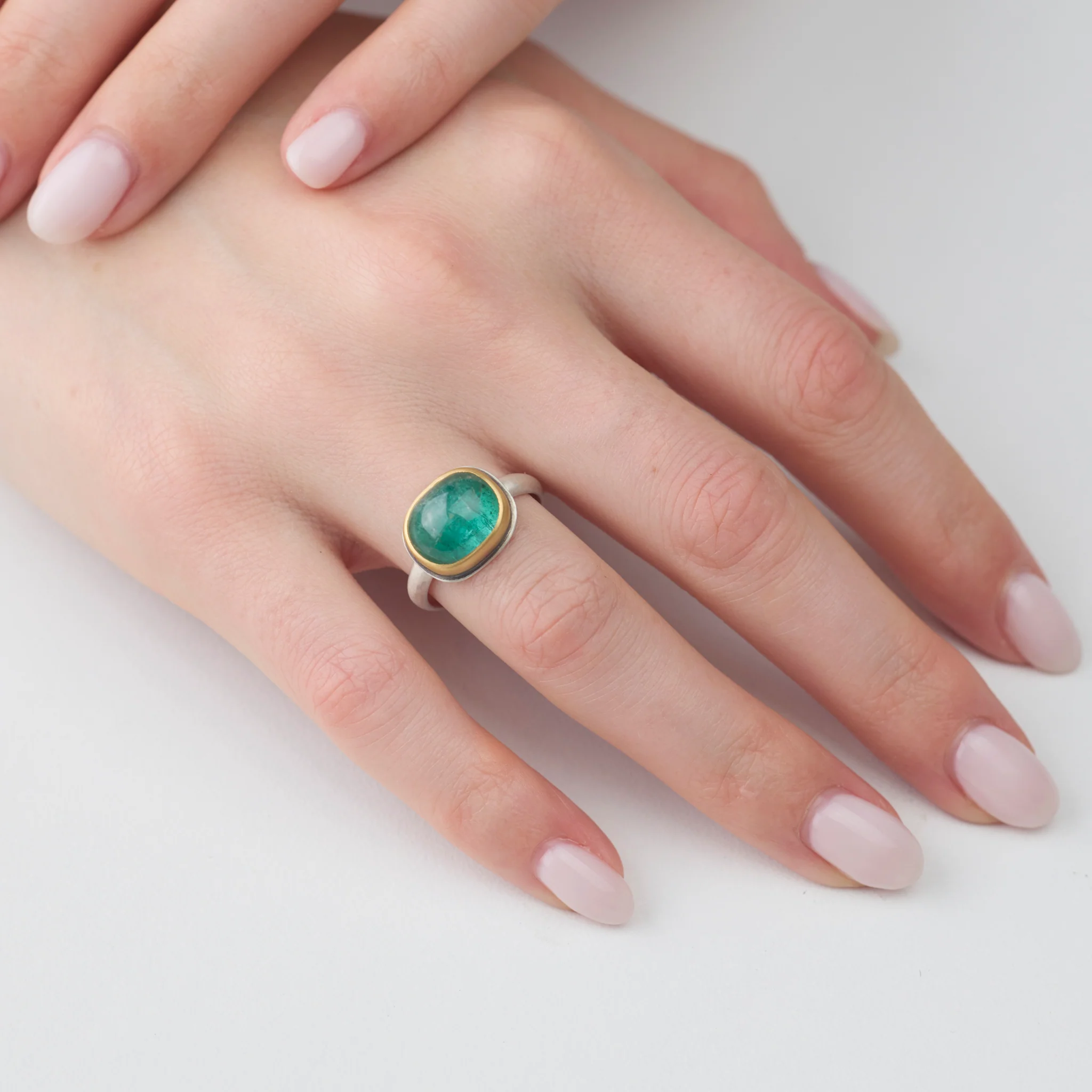 Teal Tourmaline Ring - Image 2