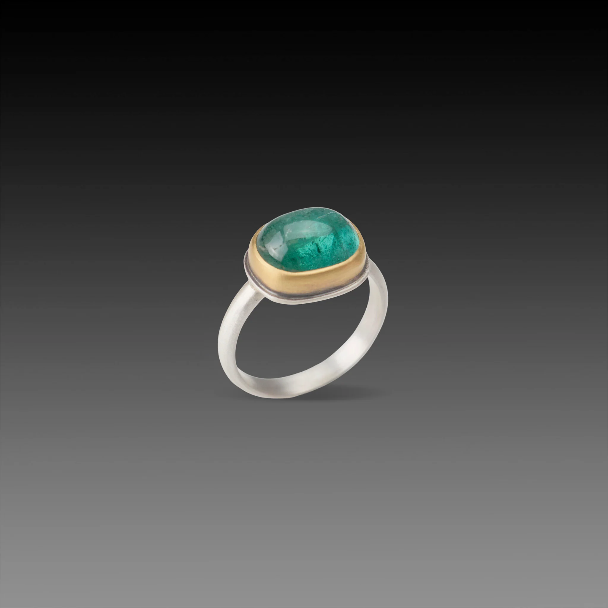 Teal Tourmaline Ring - Image 3