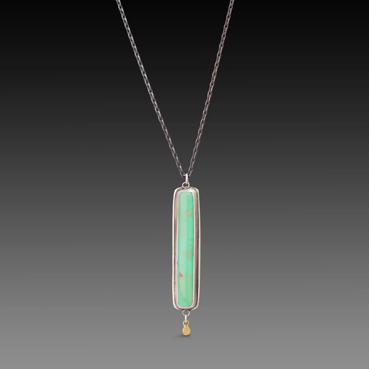 Turquoise Baton Necklace