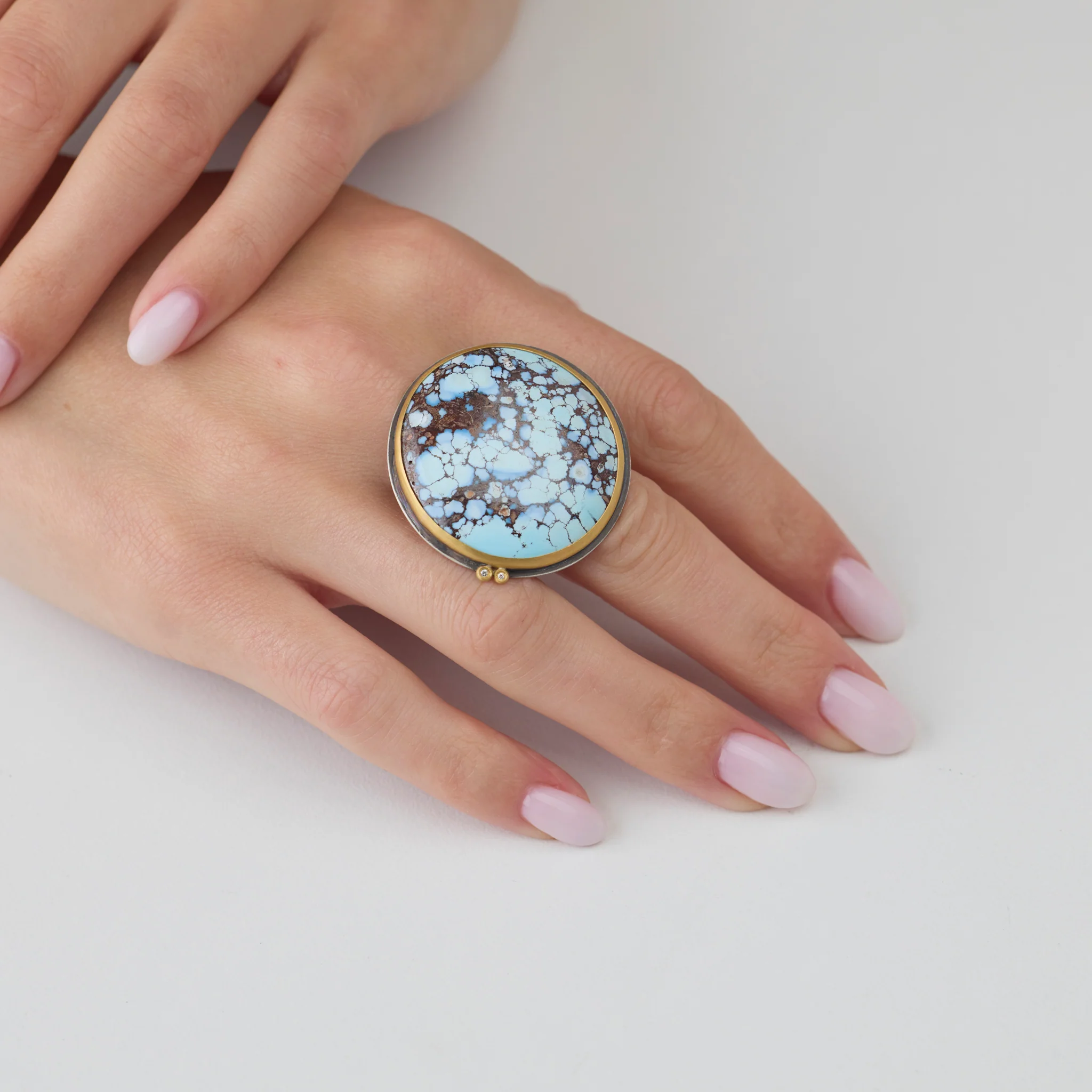Turquoise Statement Ring - Image 2